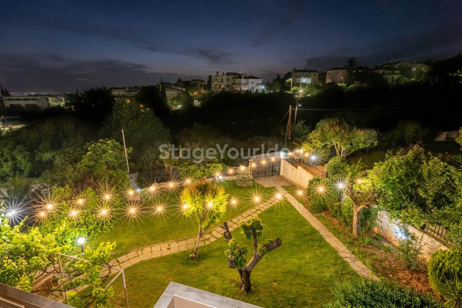 Τraditional Fully Detached Villa On A Luxurious Hillock Of Thessaloniki With Its Own Garden Also For Family & Wedding Gatherings For 10 To 25 People Only 15 Minutes From Airport מראה חיצוני תמונה