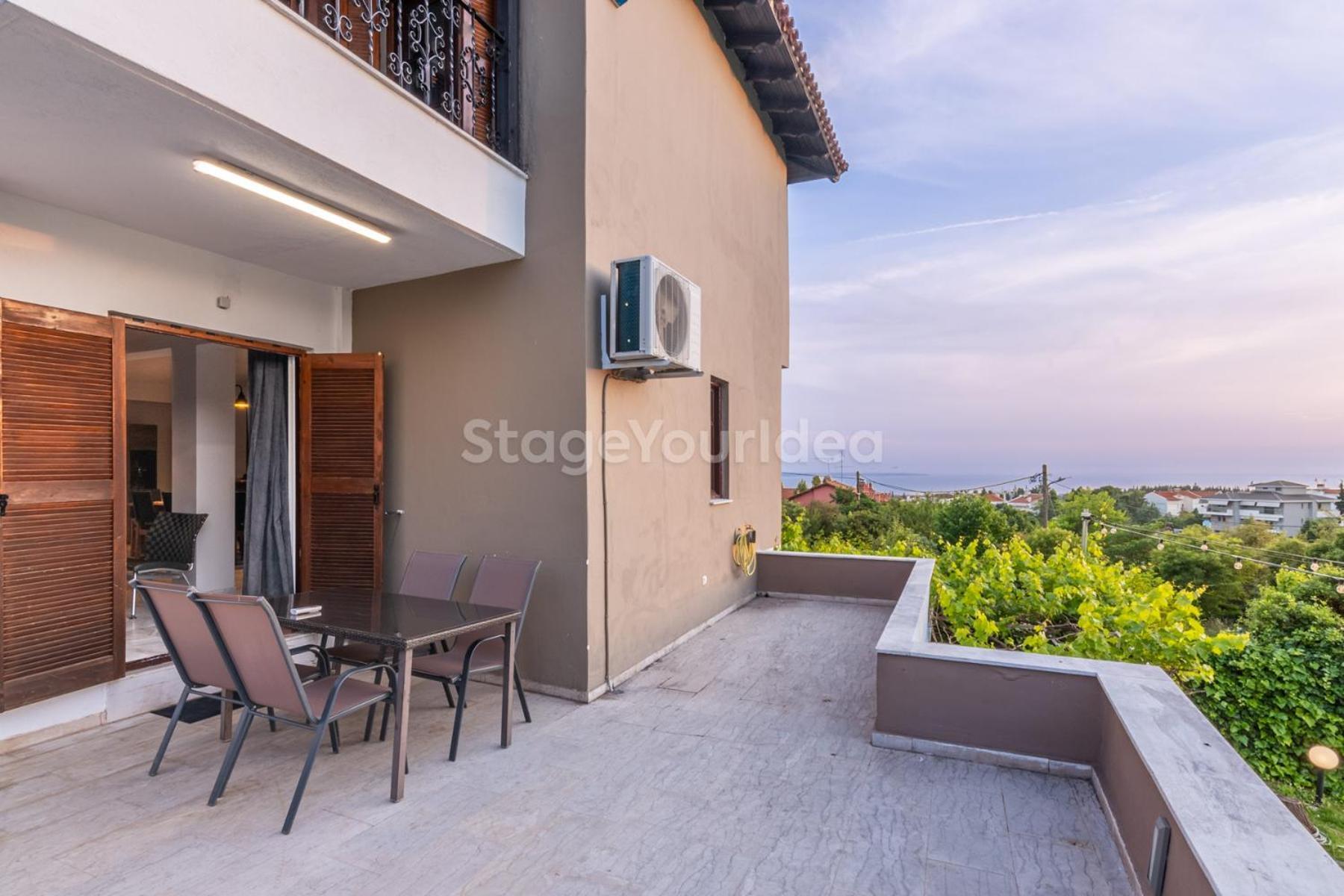 Τraditional Fully Detached Villa On A Luxurious Hillock Of Thessaloniki With Its Own Garden Also For Family & Wedding Gatherings For 10 To 25 People Only 15 Minutes From Airport מראה חיצוני תמונה