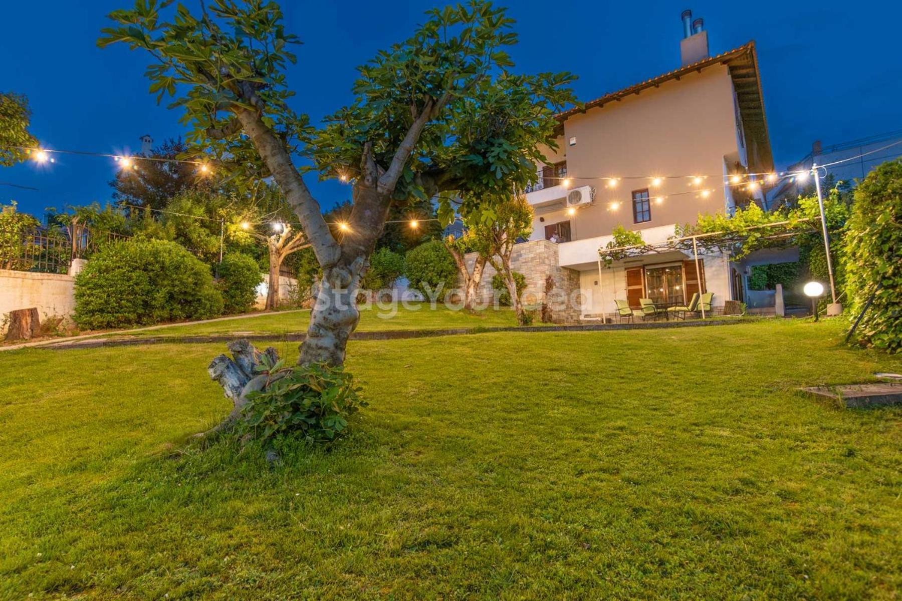 Τraditional Fully Detached Villa On A Luxurious Hillock Of Thessaloniki With Its Own Garden Also For Family & Wedding Gatherings For 10 To 25 People Only 15 Minutes From Airport מראה חיצוני תמונה